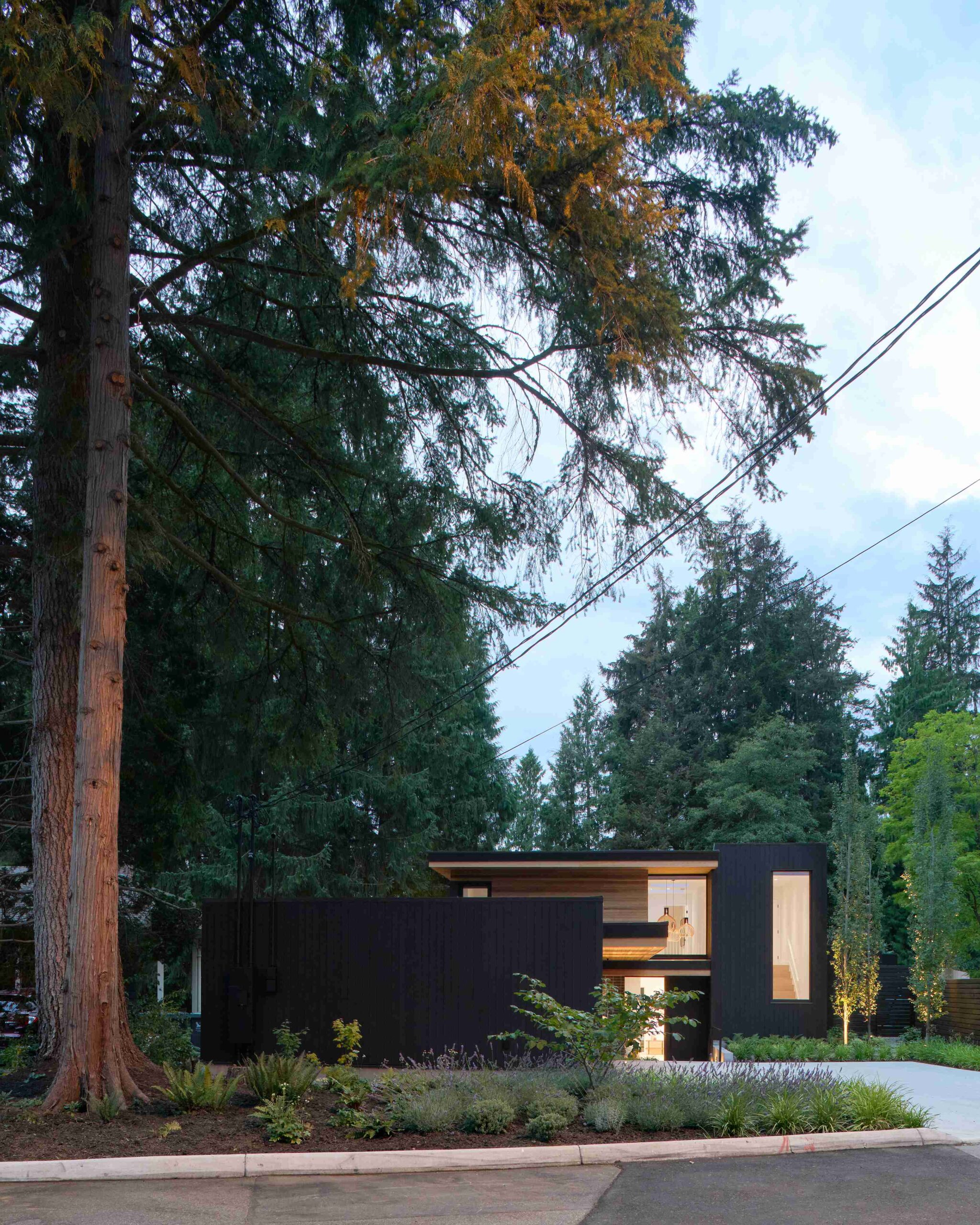Front entrance to family home